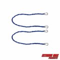 Extreme Max 3006.2912 BoatTector High-Strength Line SnubberStorage Bungee Value-48" w Medium Hooks Blue 3006.2912